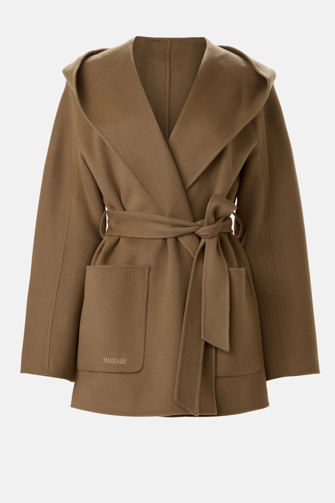 Paya Belted Wrap Coat by Mackage 4