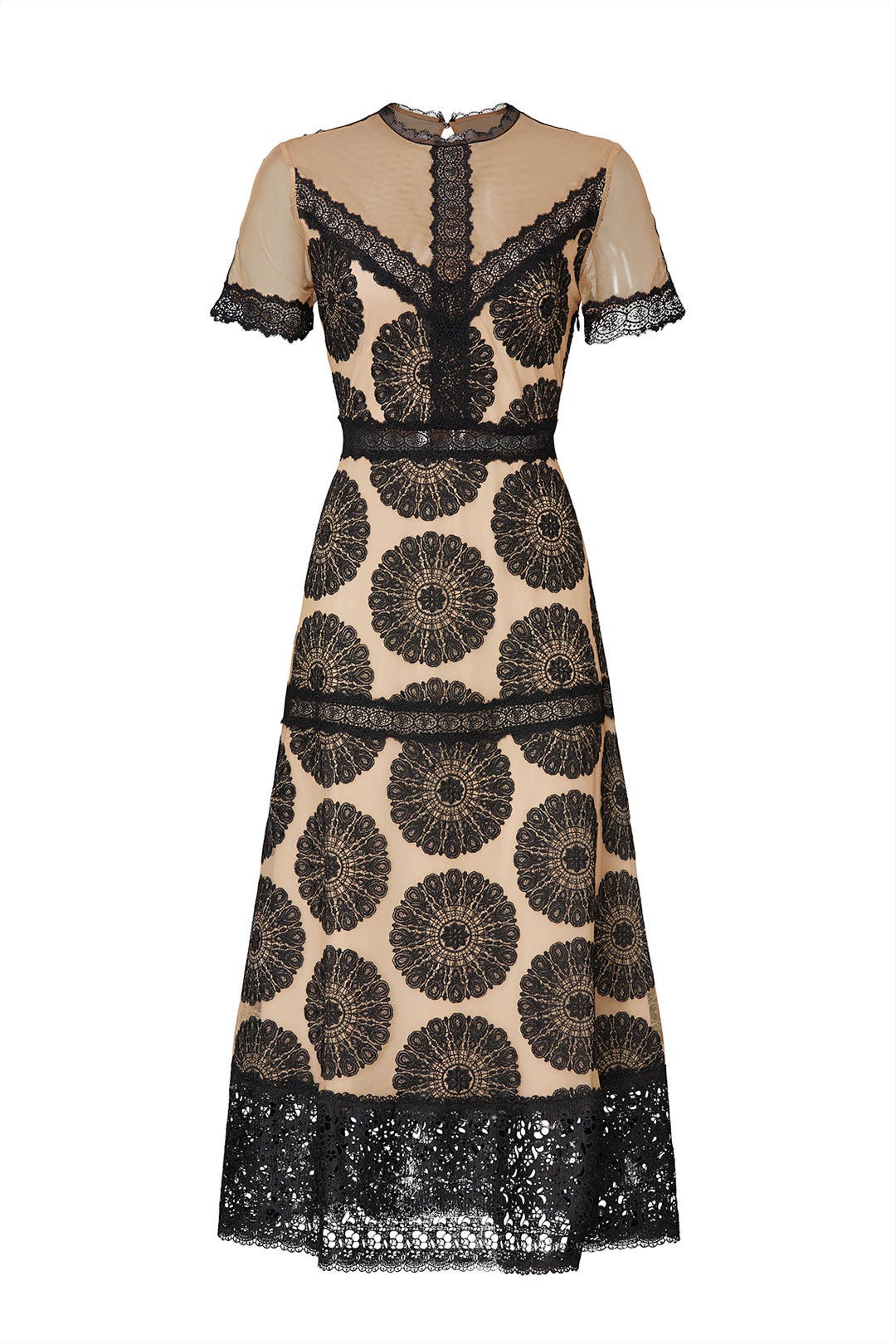 Pinwheel Embroidered Dress by Nightcap 4