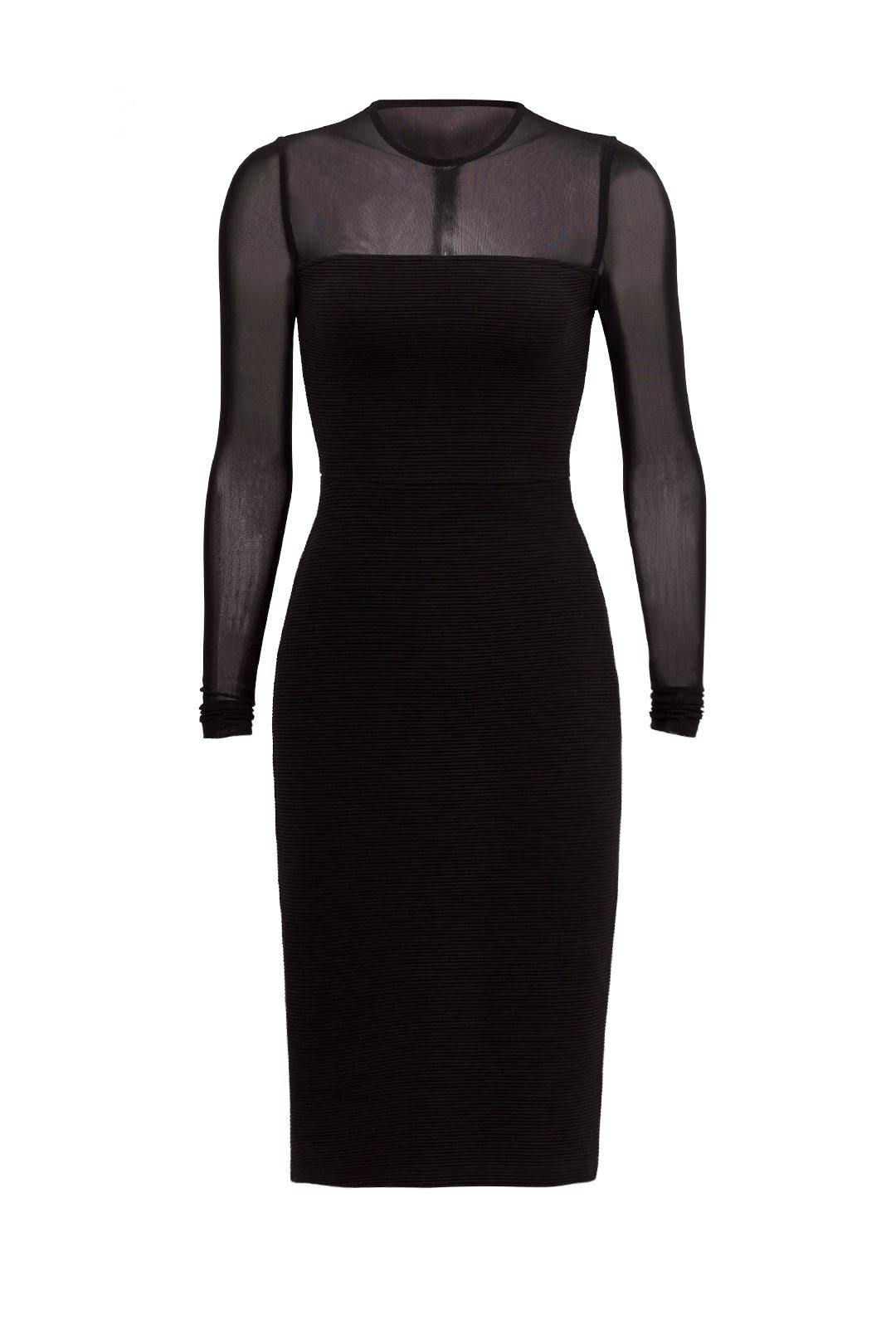 Black Imogen Ottoman Dress by Opening Ceremony
