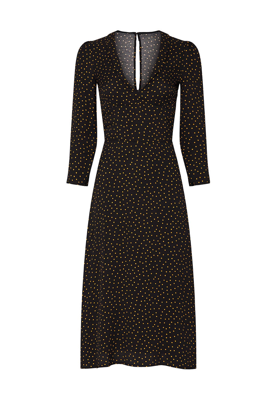 Micro Dot Mabel Dress by Reformation 4