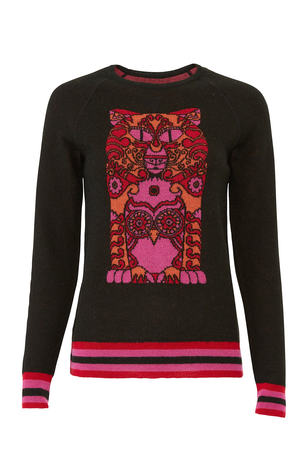 Cat Print Sweater by Anna Sui