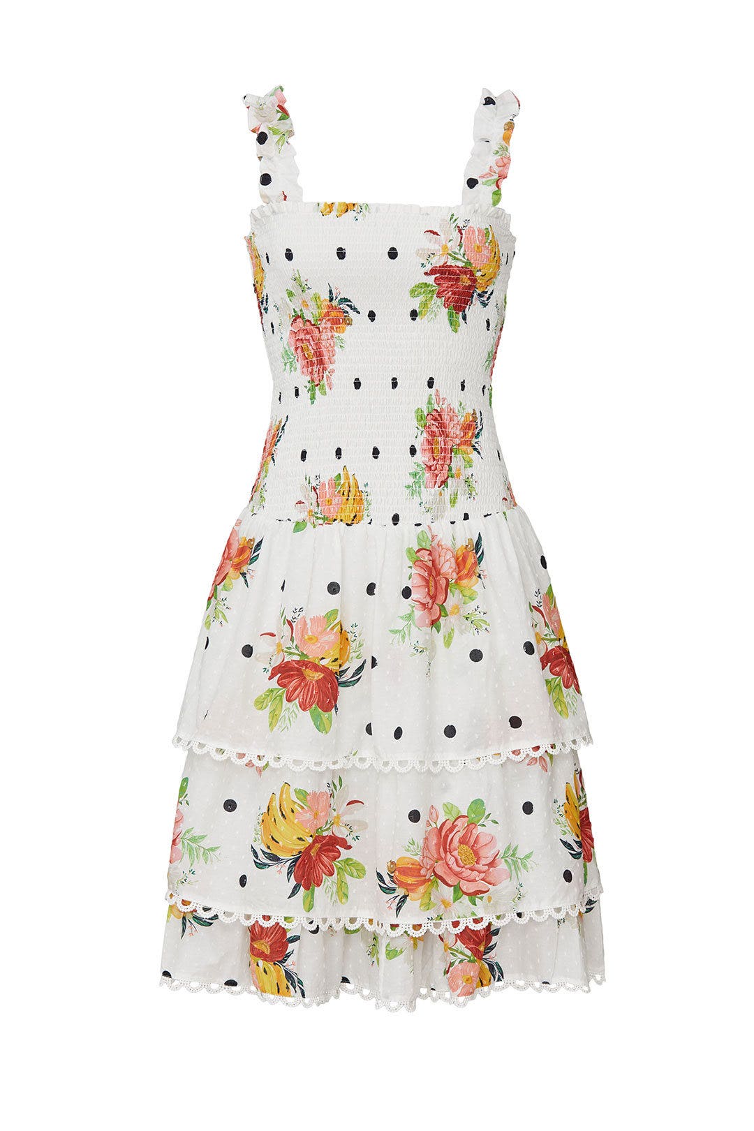 White Nanaju Midi Dress by FARM Rio 4