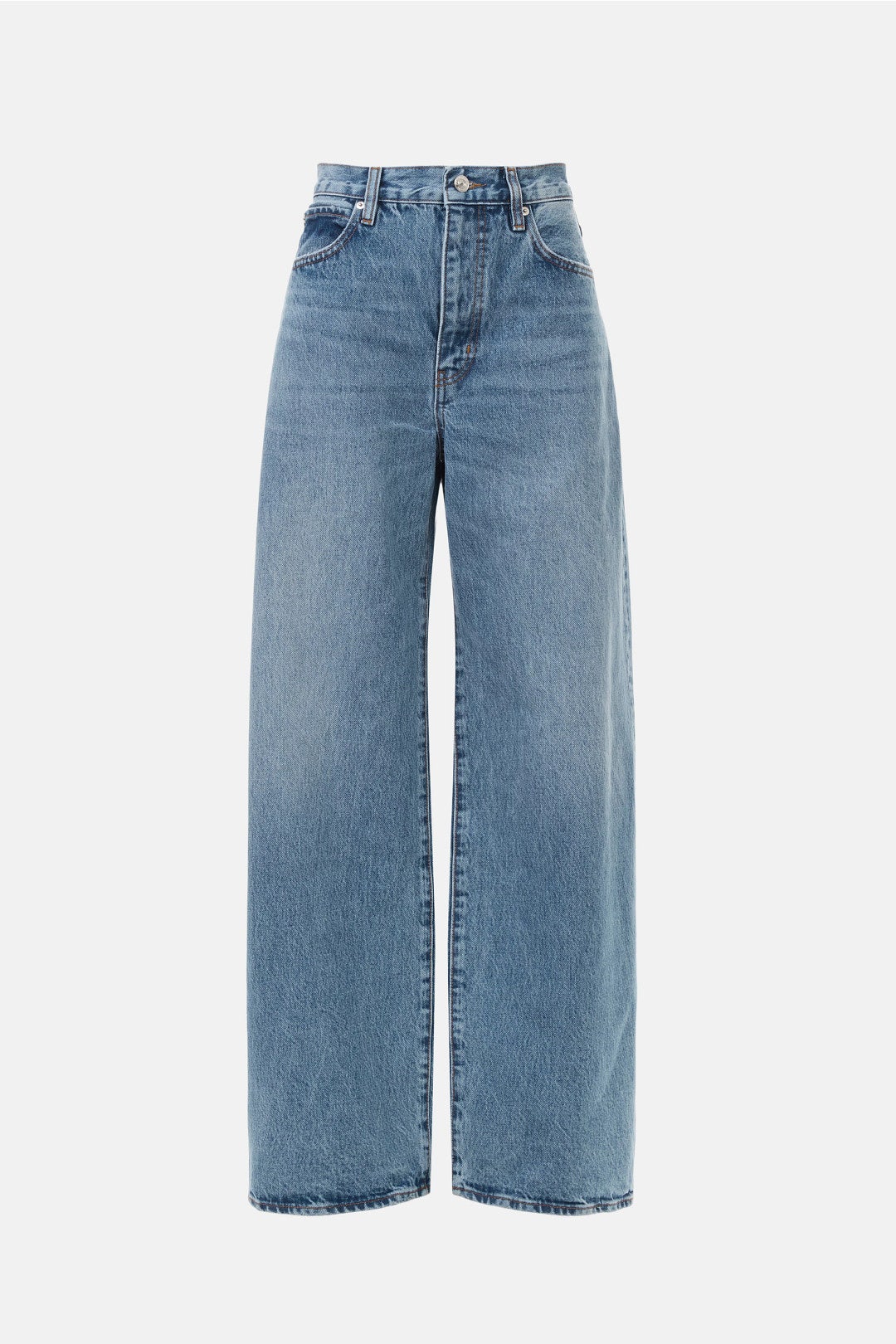 Bow Light Wash Barrel Jeans by FRAME 4