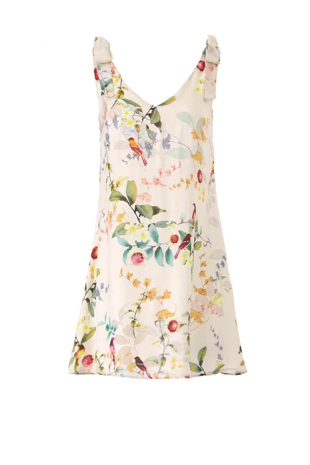 Bird Print Tie Shift by Slate & Willow
