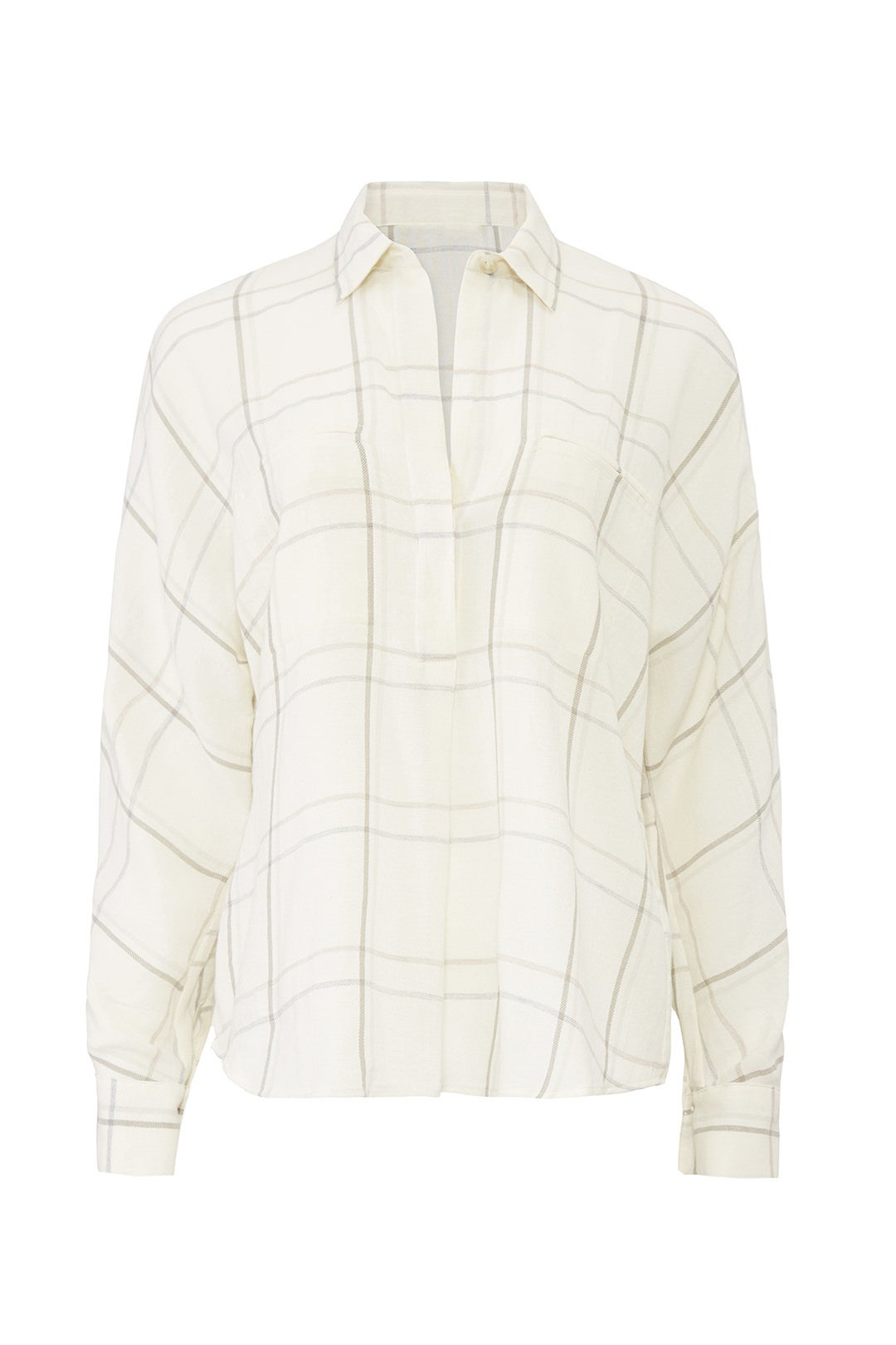 Bar Plaid Popover by VINCE. 3