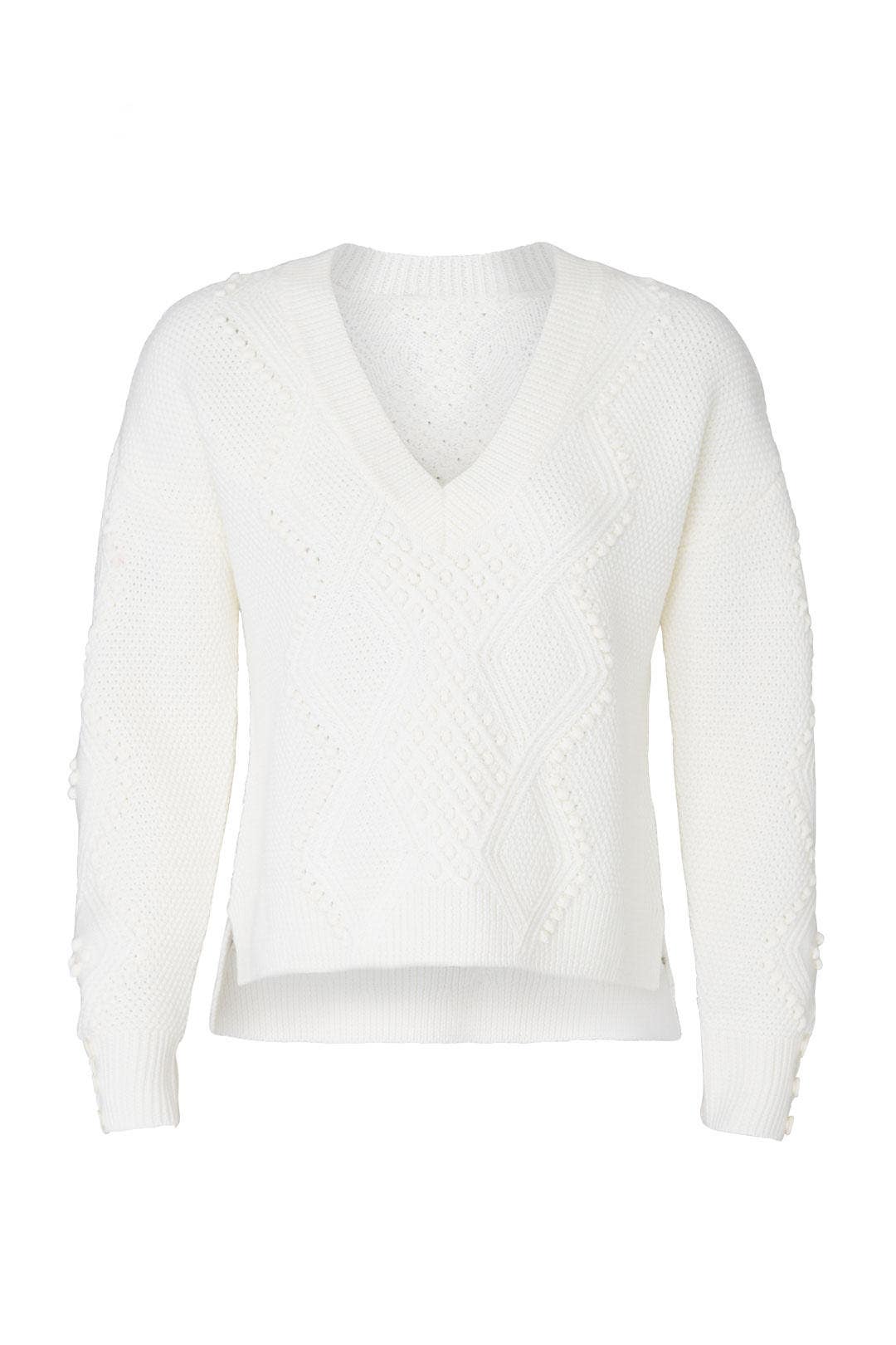 Lofty Wool V-Neck Pullover by SIMKHAI 4