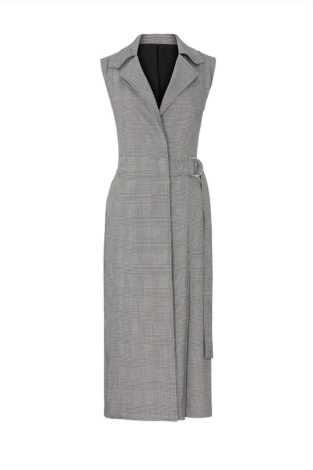 Plaid Belted Midi Dress by Jason Wu x RTR