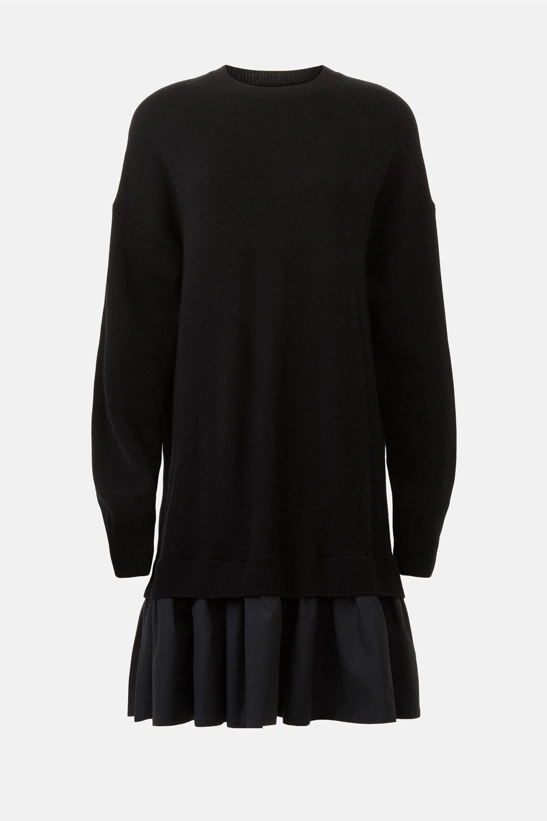 Cashmino Mixed Media Mini Dress by NAADAM 4