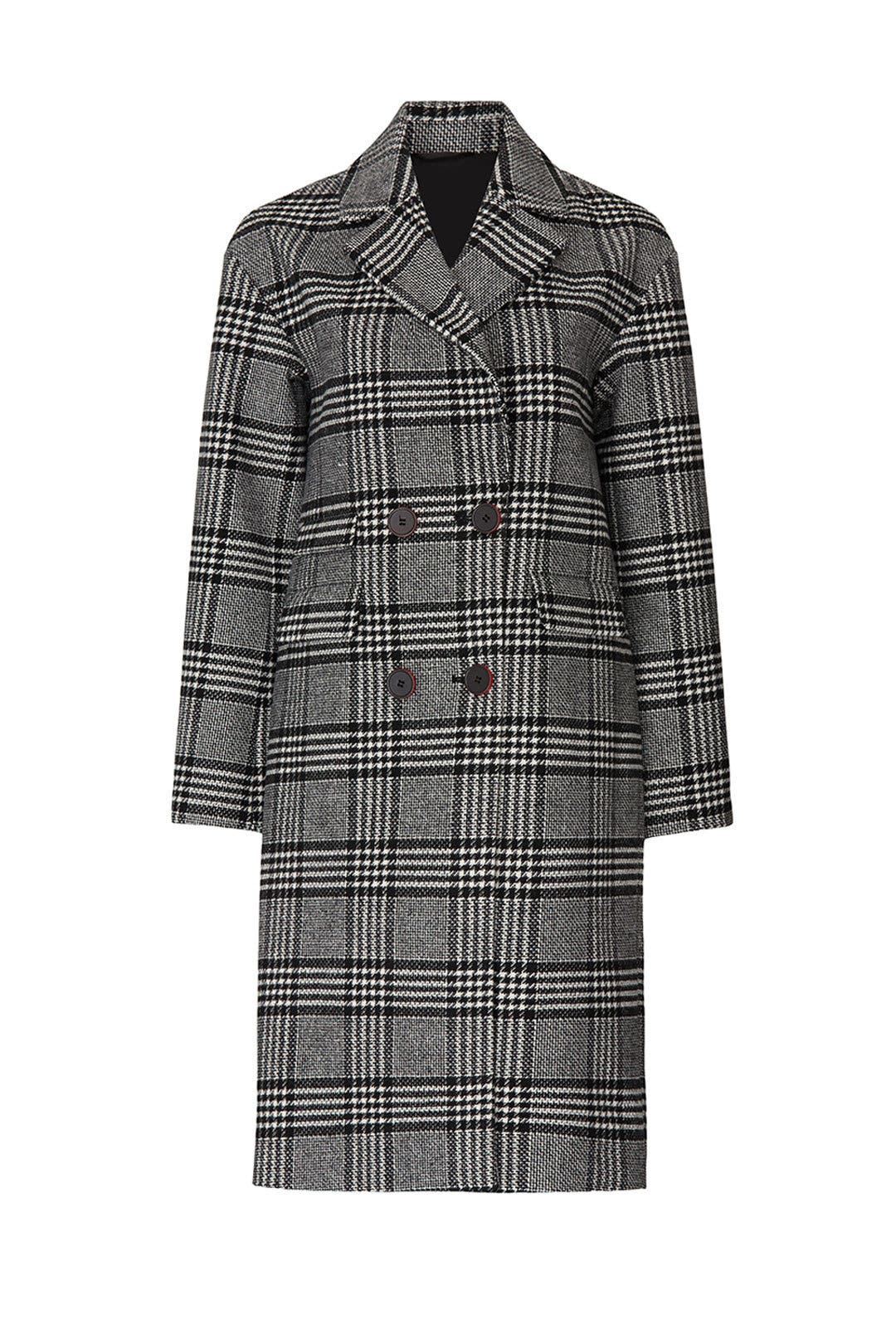 Plaid Double Breasted Coat by NVLT for $30 | Rent the Runway