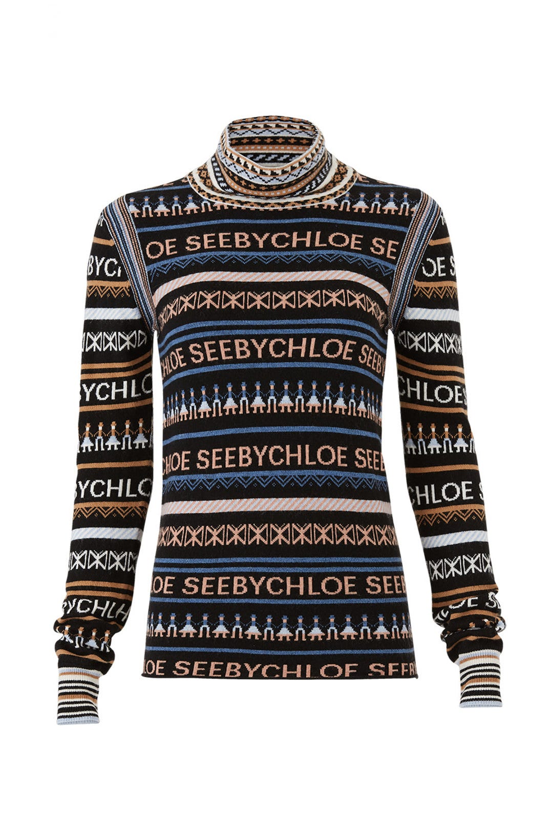 Logo Turtleneck Sweater by See by Chloé 3