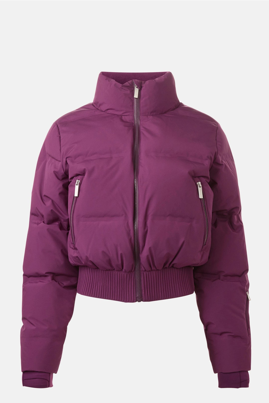 Purple Cropped Waterproof Ski Jacket by Sweaty Betty 4