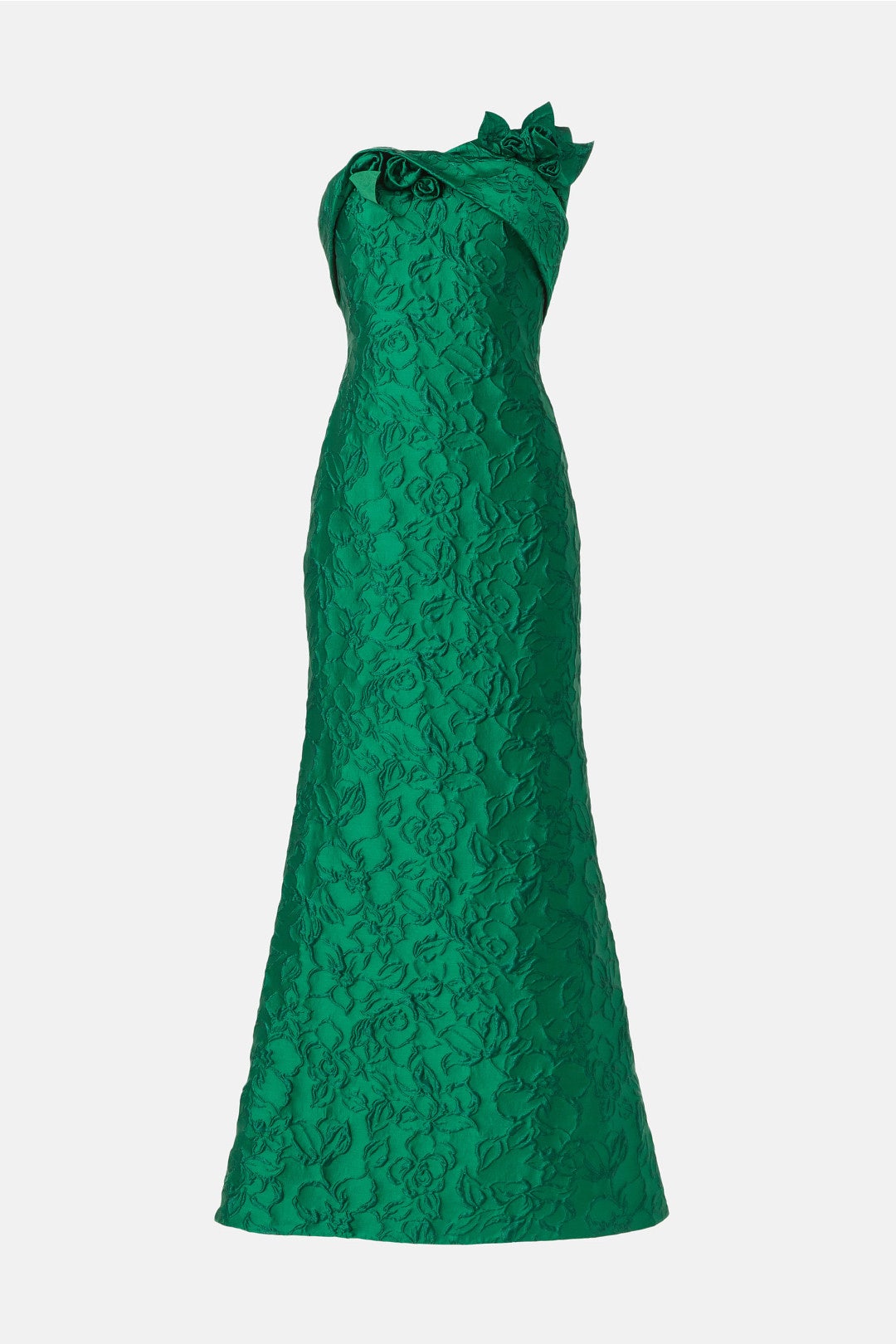 Jacquard Strapless Gown by Badgley Mischka 4