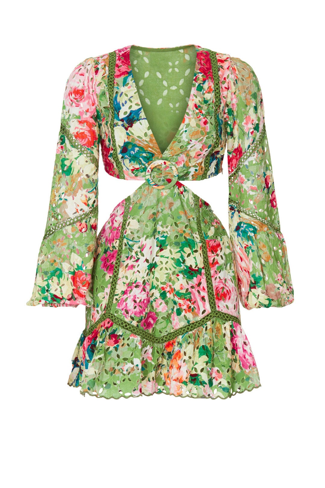 Short Floral Dress by Hemant & Nandita 4