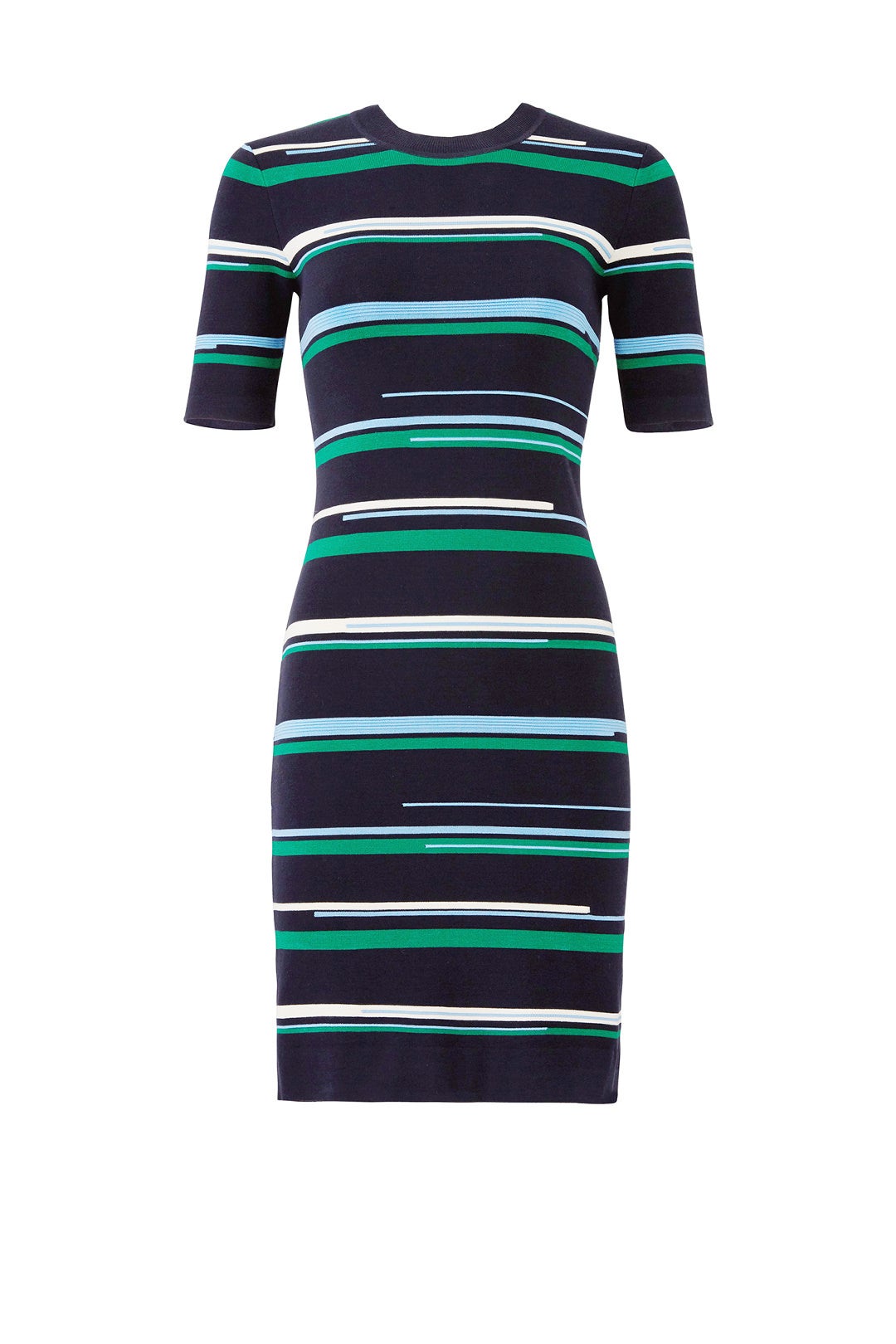 Multi Striped Knit Dress by Jason Wu