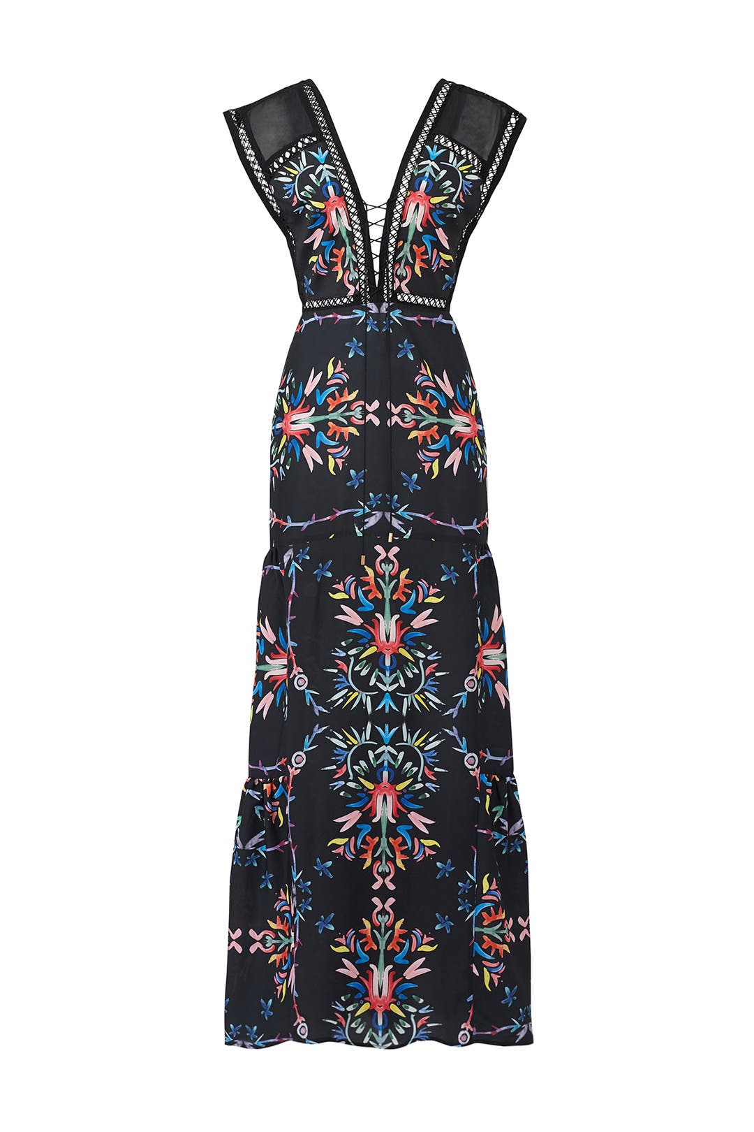 Black Print Camile Maxi by Sabina Musayev for $95 | Rent the Runway