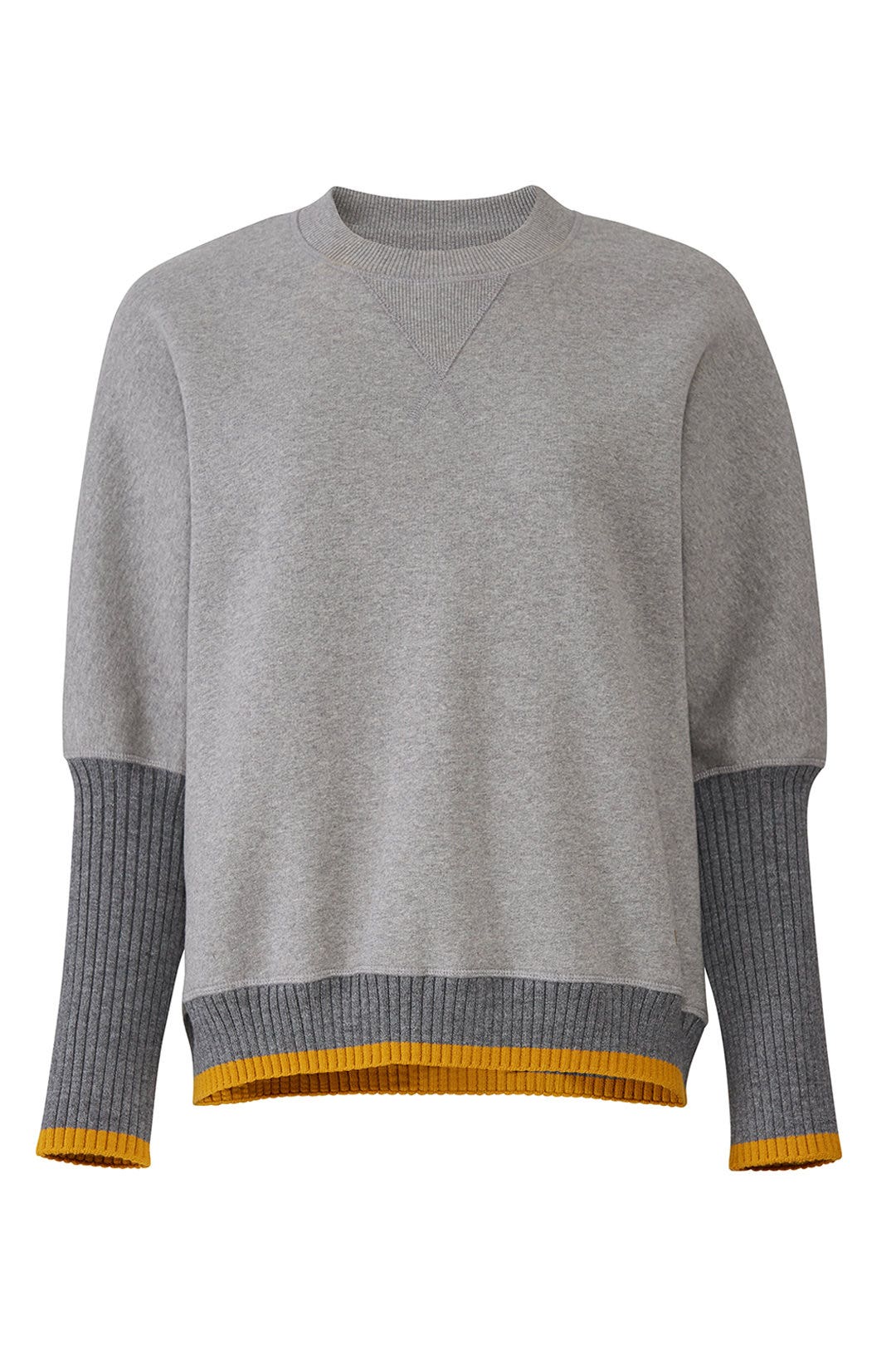 Rib Sleeve Sweatshirt by Victoria Victoria Beckham 3