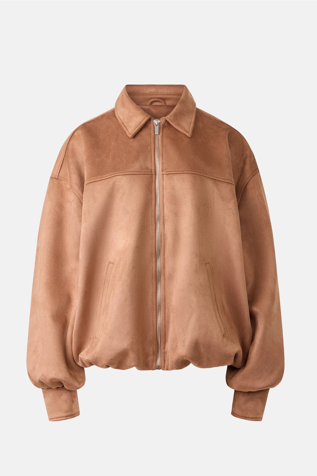 Suede Bomber Jacket
