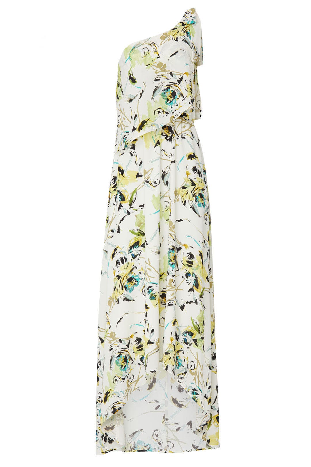 One Shoulder Asymmetric Popover Maxi by Slate & Willow