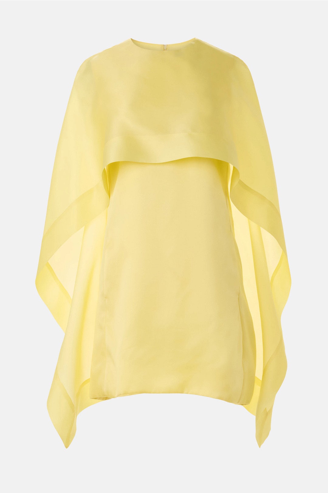 Cape Detail Midi Dress by Alberta Ferretti