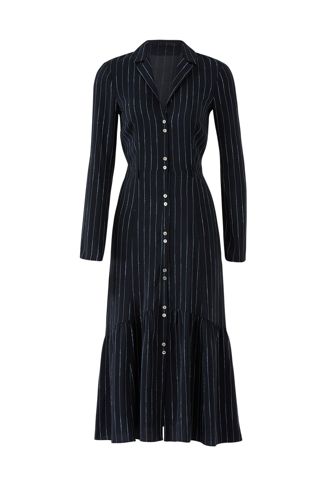 Navy Cinched Flare Dress by Becken