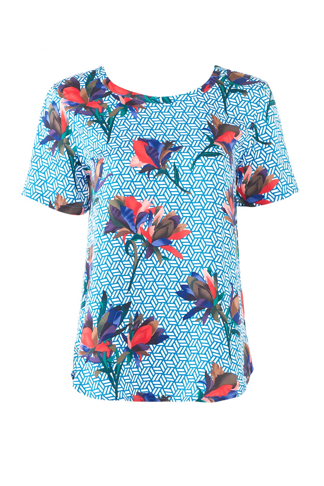 Floral Hana Top by Equipment 3