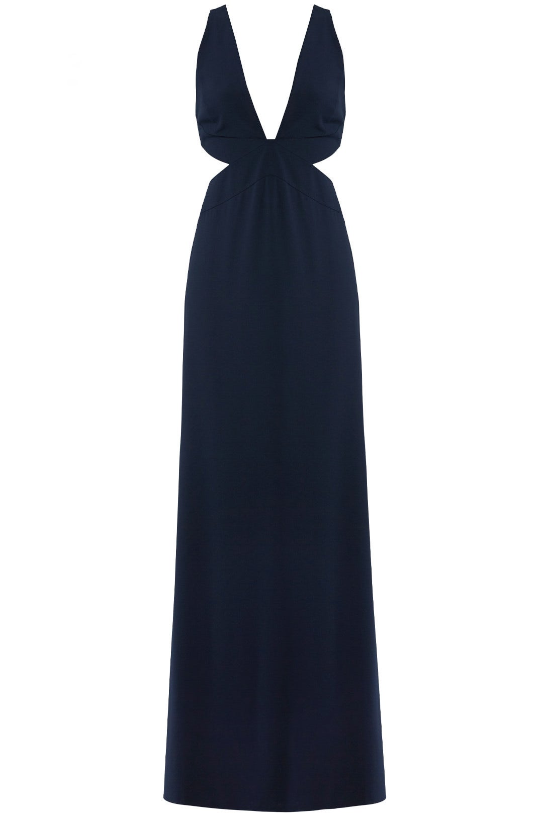 Navy Cutout Gown by HALSTON