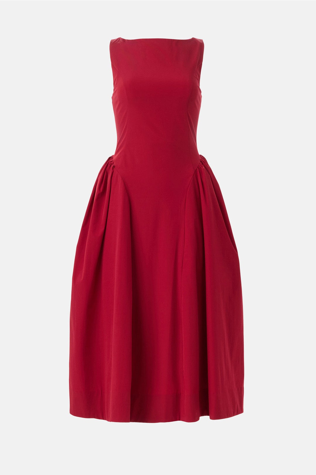Boat Neck Midi Dress