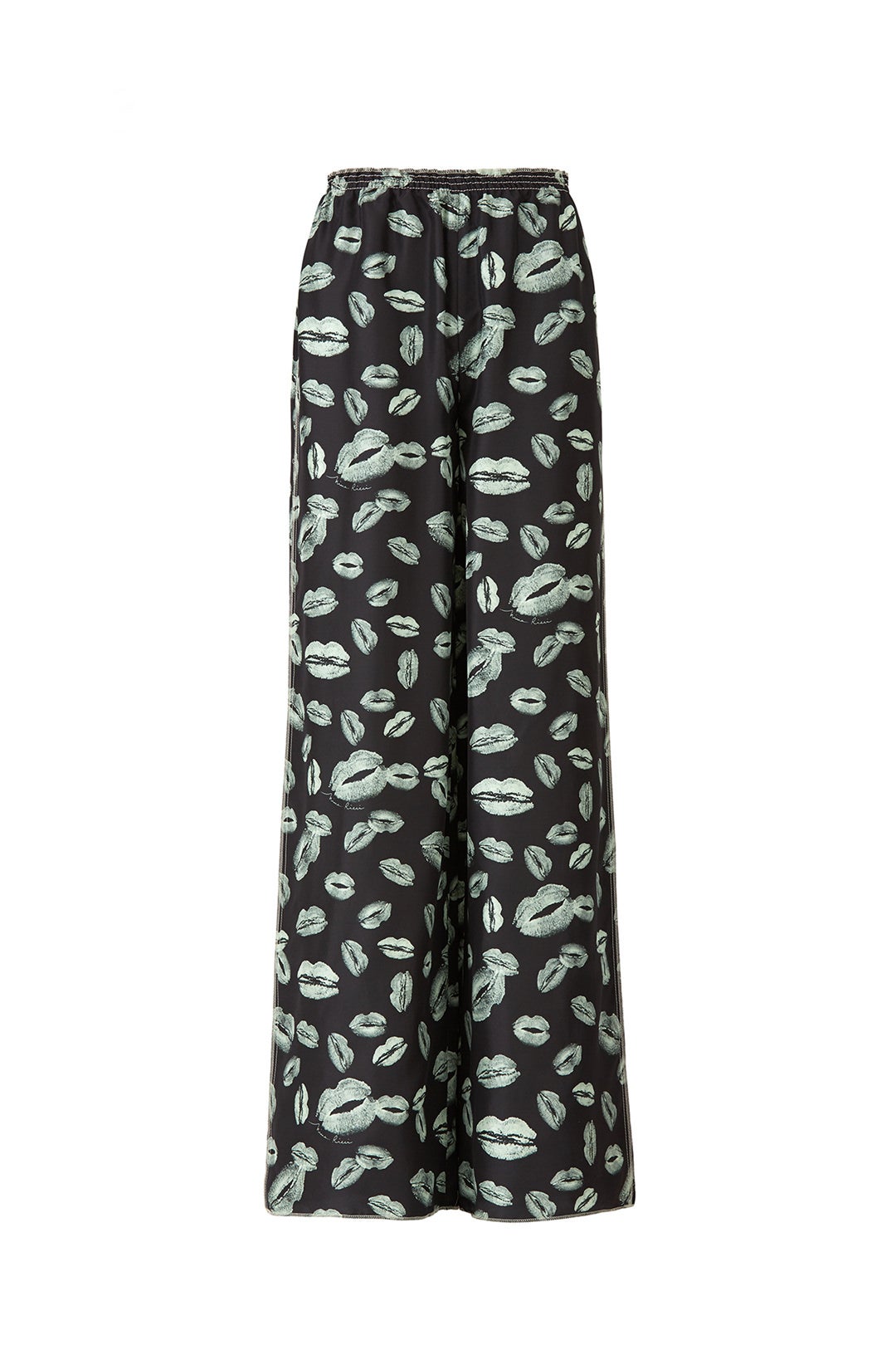 Lip Printed Flare Pants by Nina Ricci 3