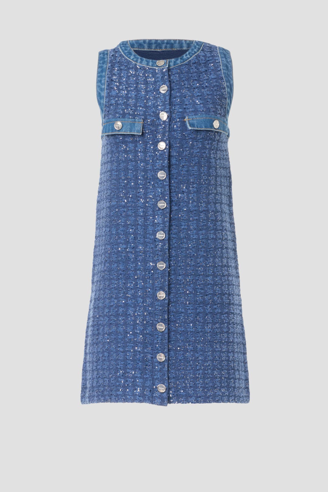 Sandro Palmare セ　ロゴボタン　ツイードミニワンピ Palmare Dress by Sandro | Rent the Runway