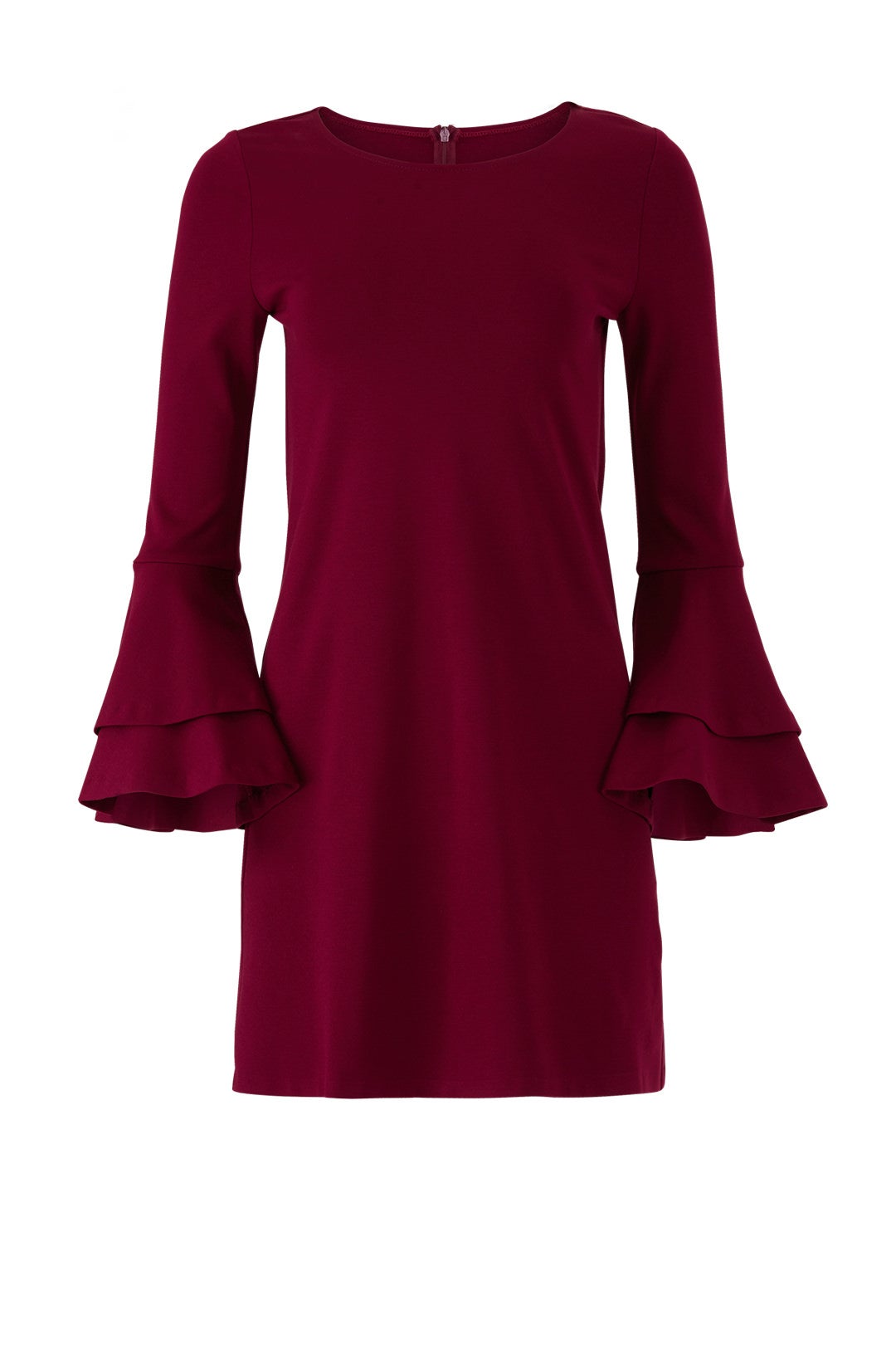 Burgundy Bell Sleeve Shift by Slate & Willow 3