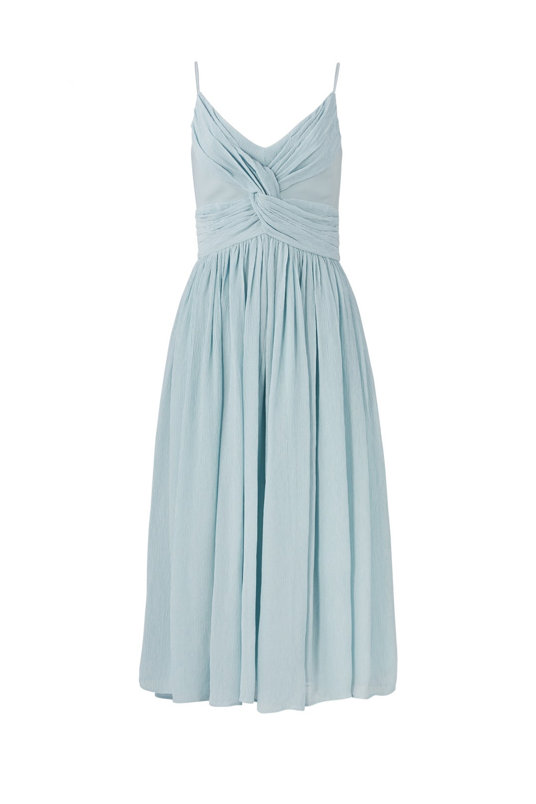 Blue Knotted Midi Dress by ADEAM 3