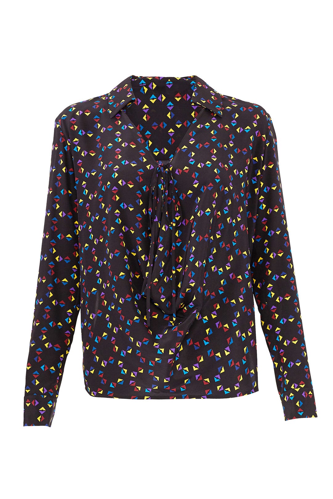 Collared Drape Blouse by DEREK LAM