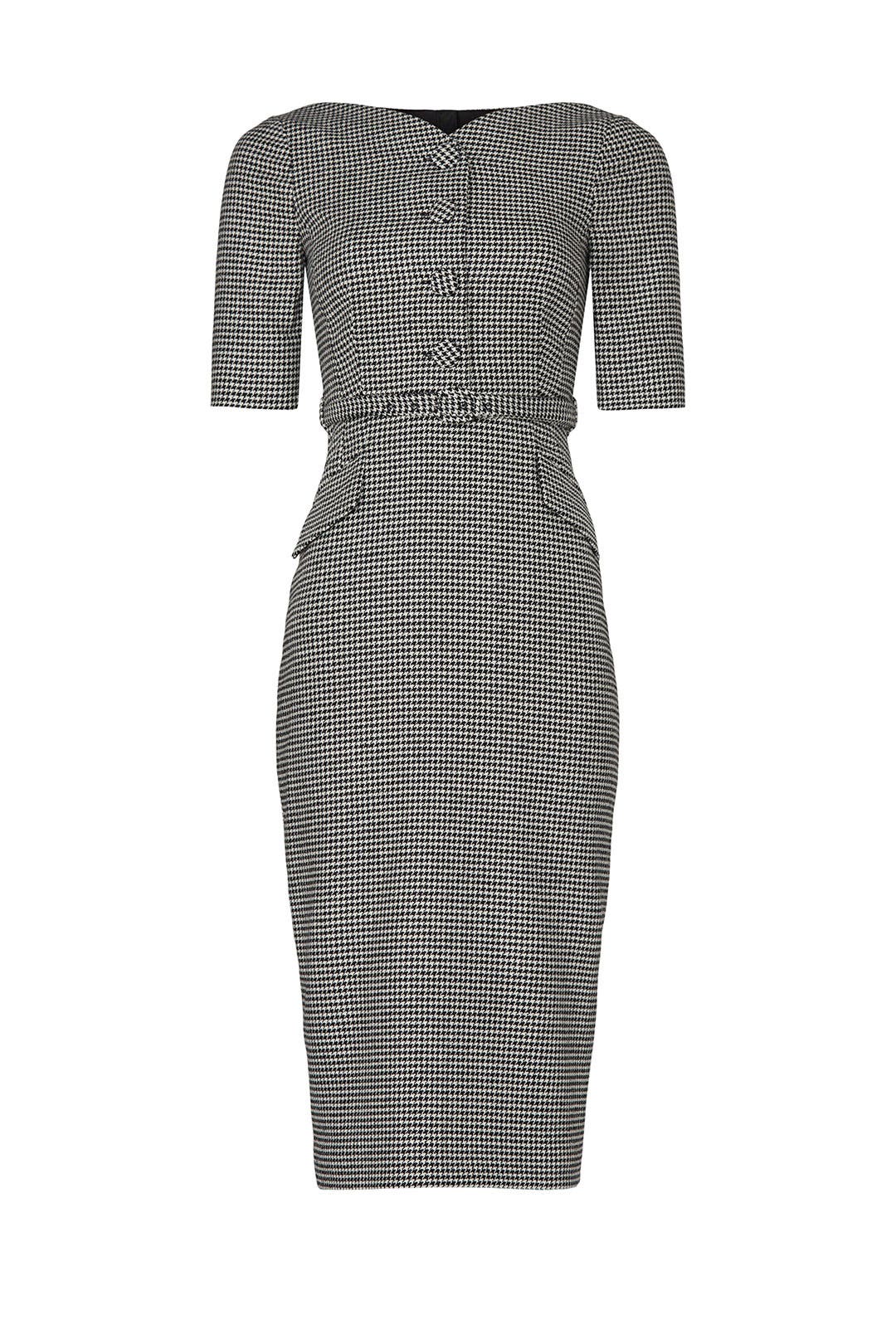 Nina Houndstooth Heart Dress by L.K. Bennett | Rent the Runway