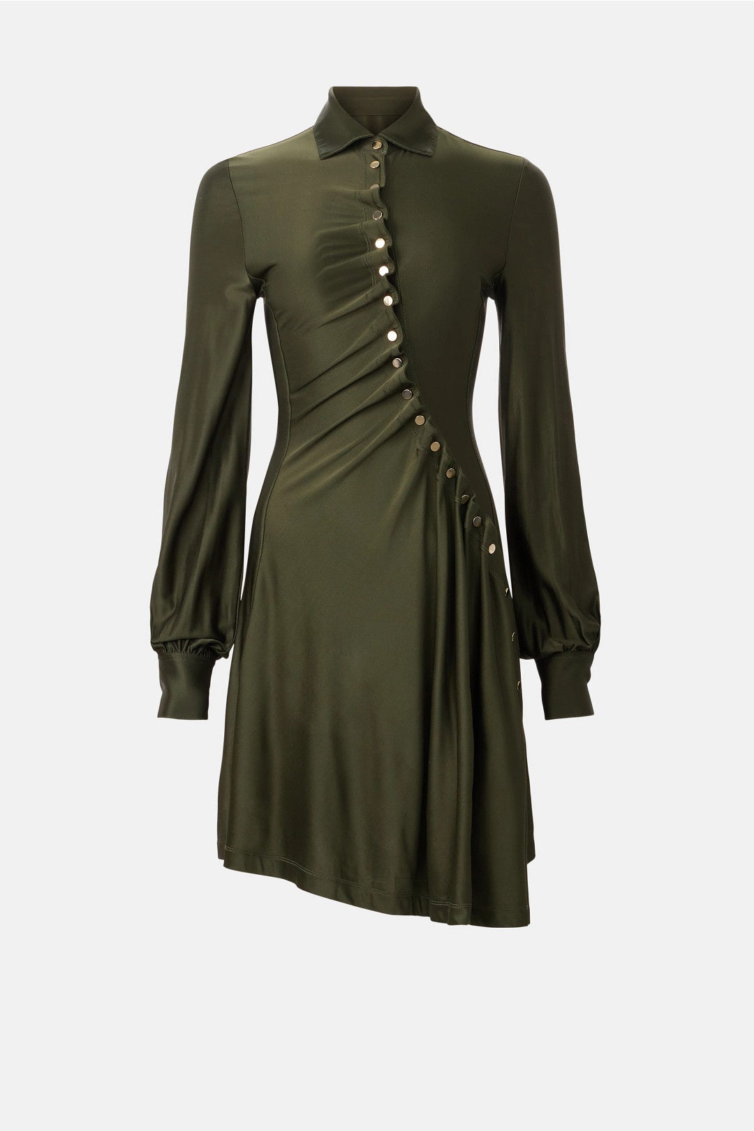 Robe Asymmetrical Button Detail Dress by Rabanne 4