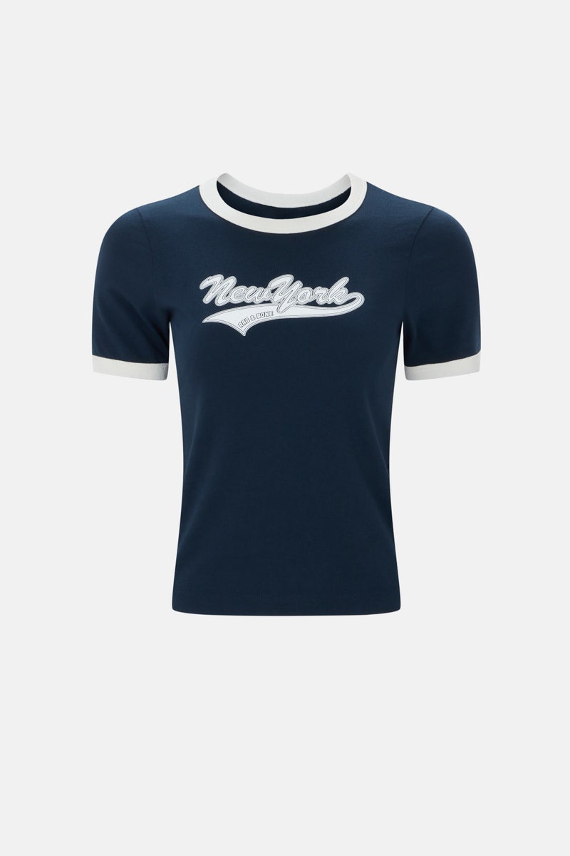 Mica New York Ringer Tee by rag & bone - Photo 4