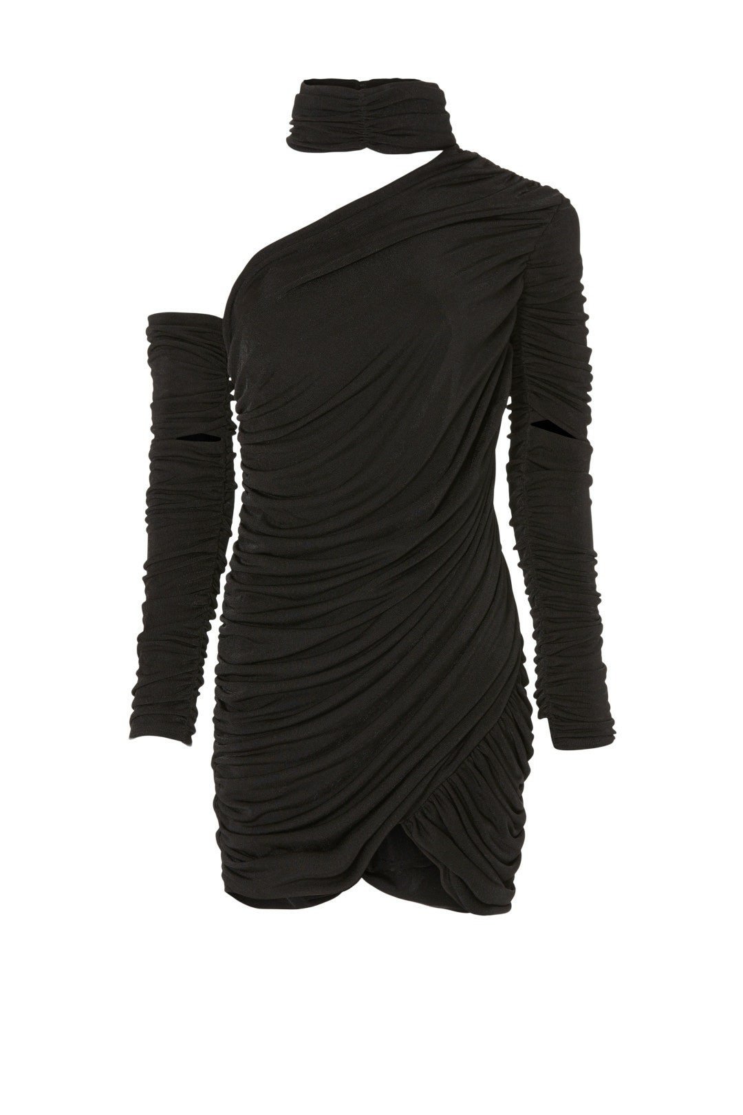 Black Ruched Dress by ALIÉTTE 4