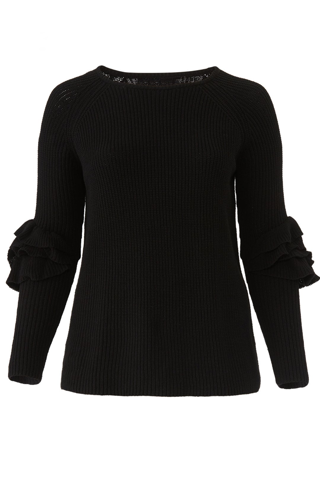 Ruffled Cutout Sweater by ELOQUII