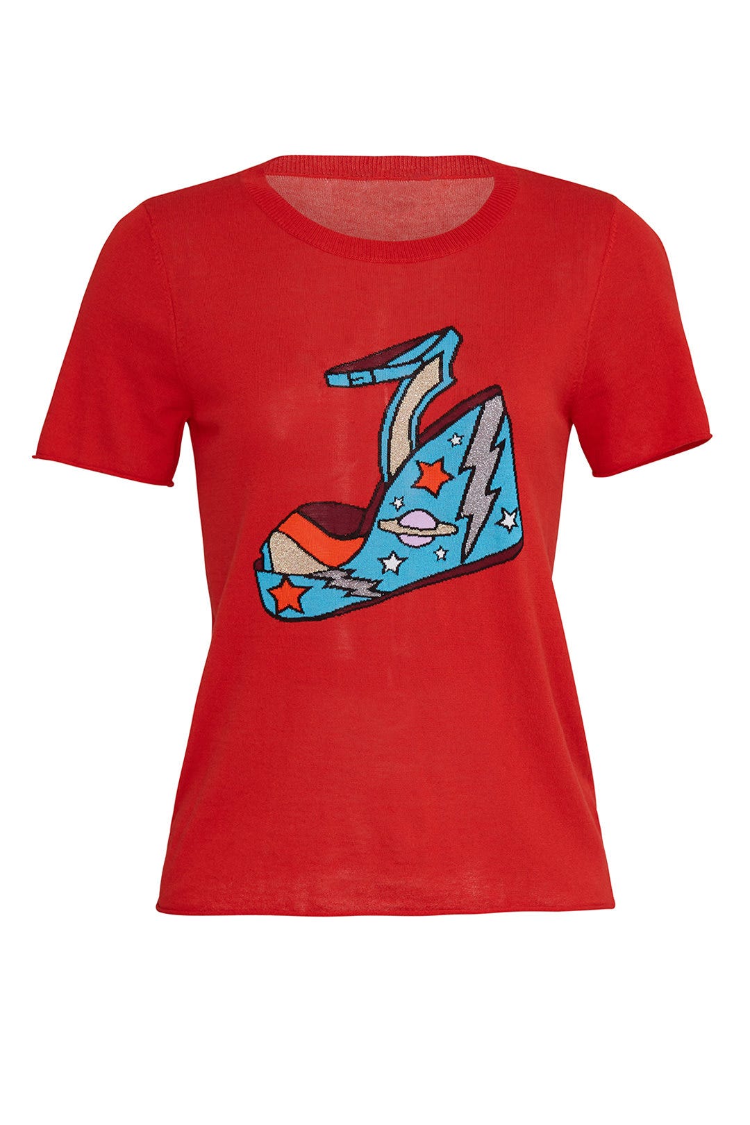 Red Platform Tee by Replica Los Angeles