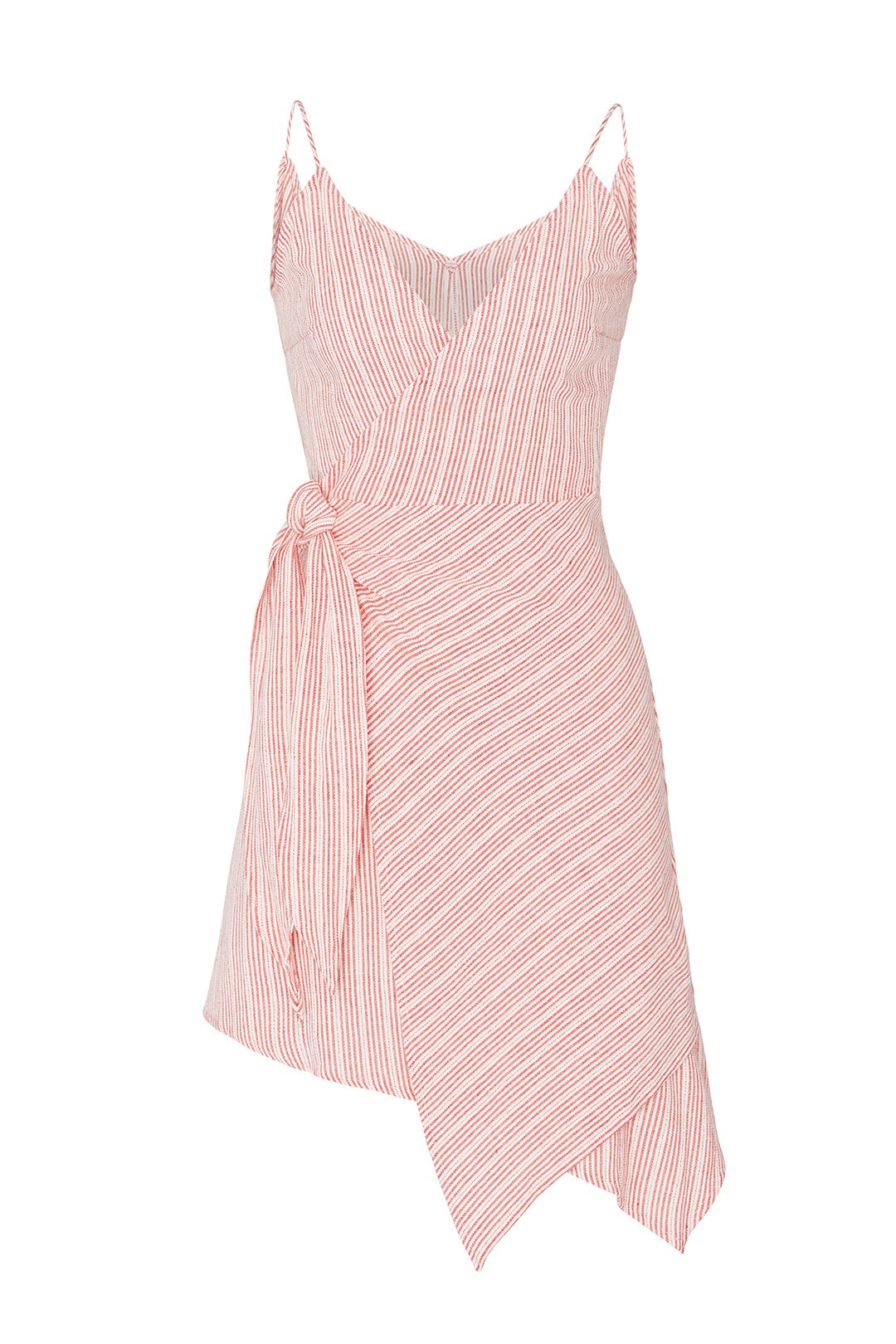 Red Acadia Wrap Dress by STYLESTALKER 3