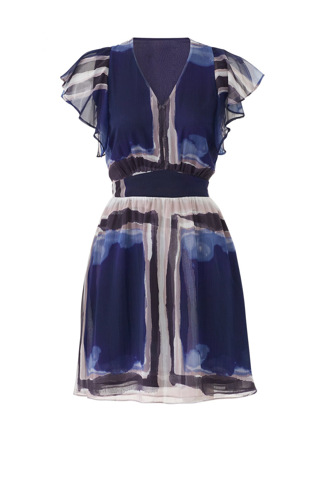 Blue Watercolor Dress by Slate & Willow 3