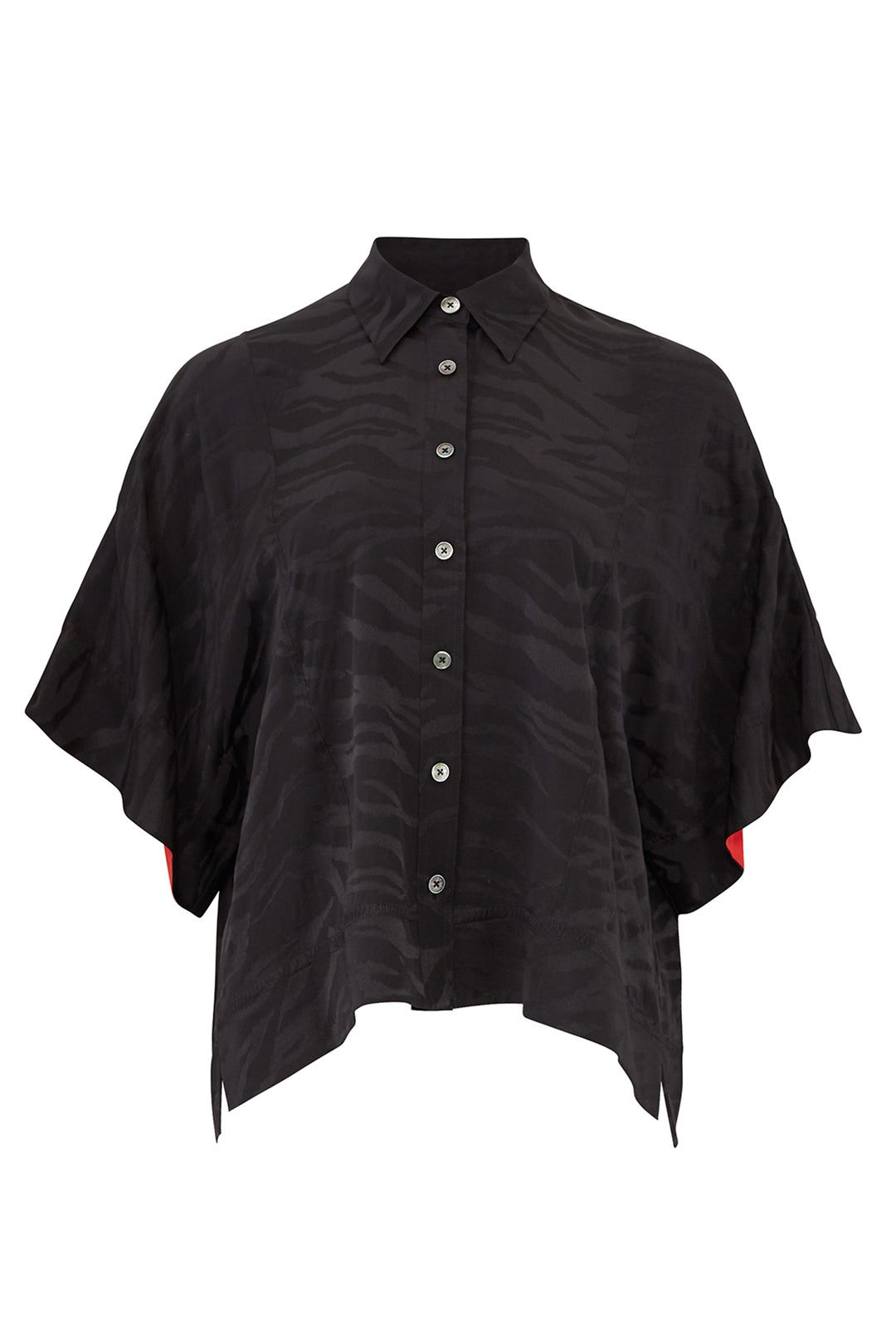 Zebra Button Down Top by Zadig & Voltaire