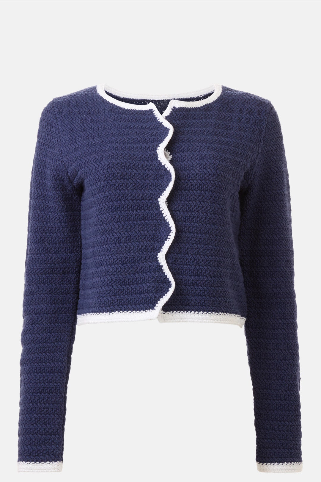 Wren Scallop Crochet Cardigan by Central Park West 4