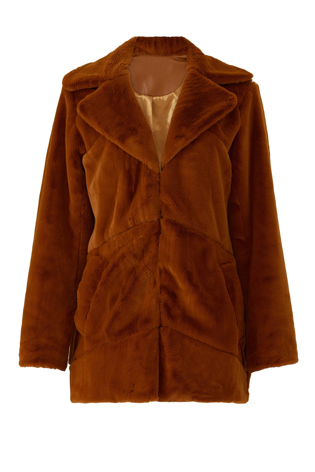 Pumpkin Spice Faux Fur Coat by MINKPINK 3