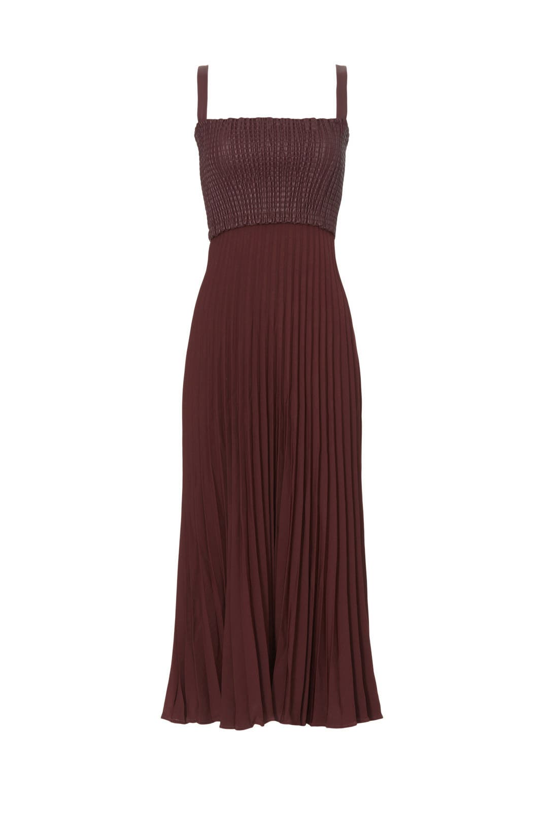 Bi-Color Pleated Dress by Proenza Schouler White Label