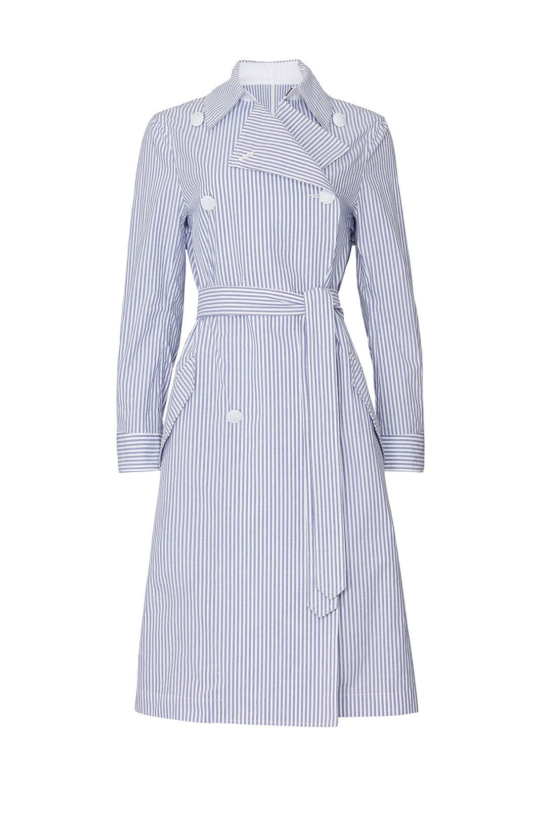 Adriene Striped Trench Coat by rag & bone 4