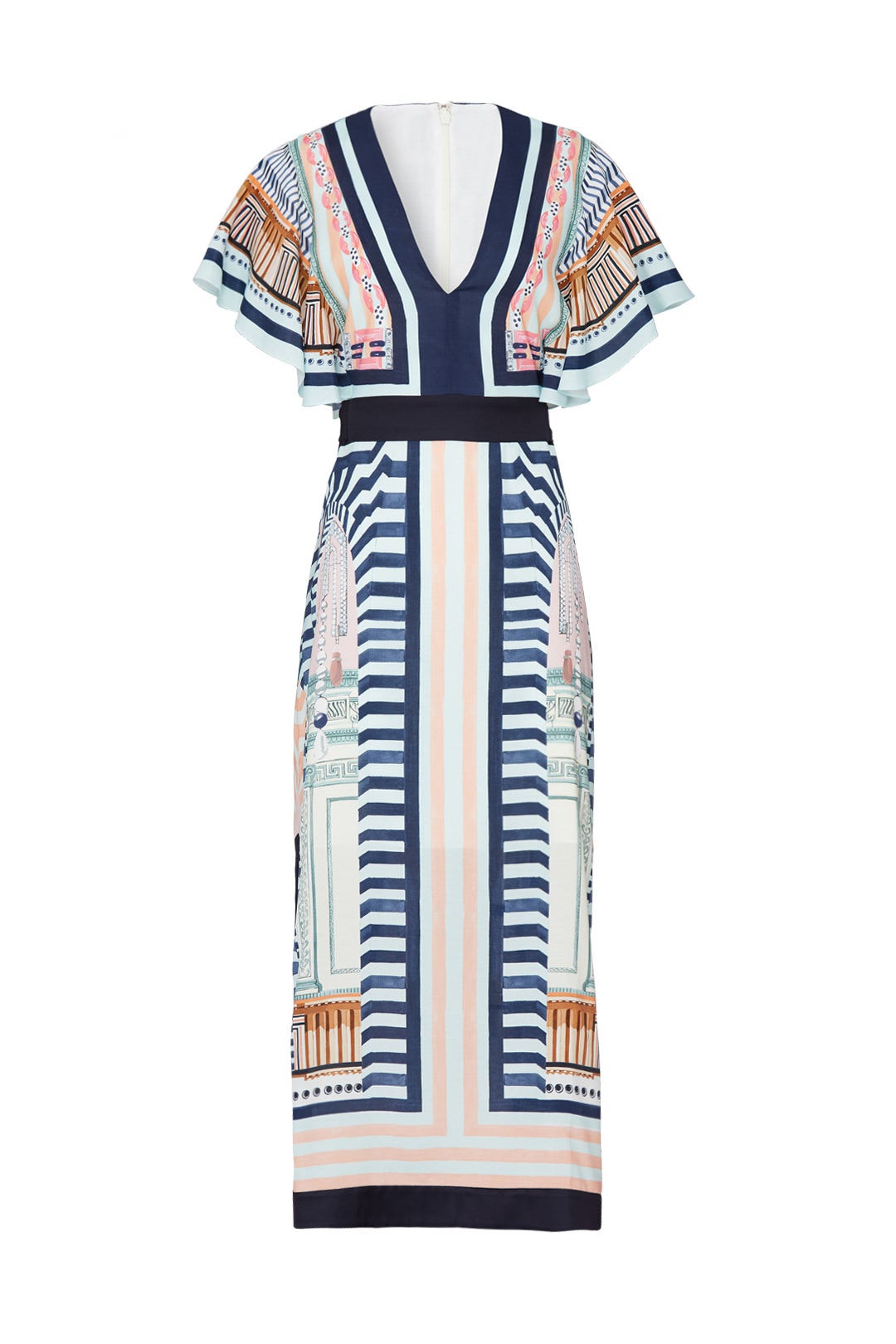 Obelisk V-Neck Dress by Temperley London