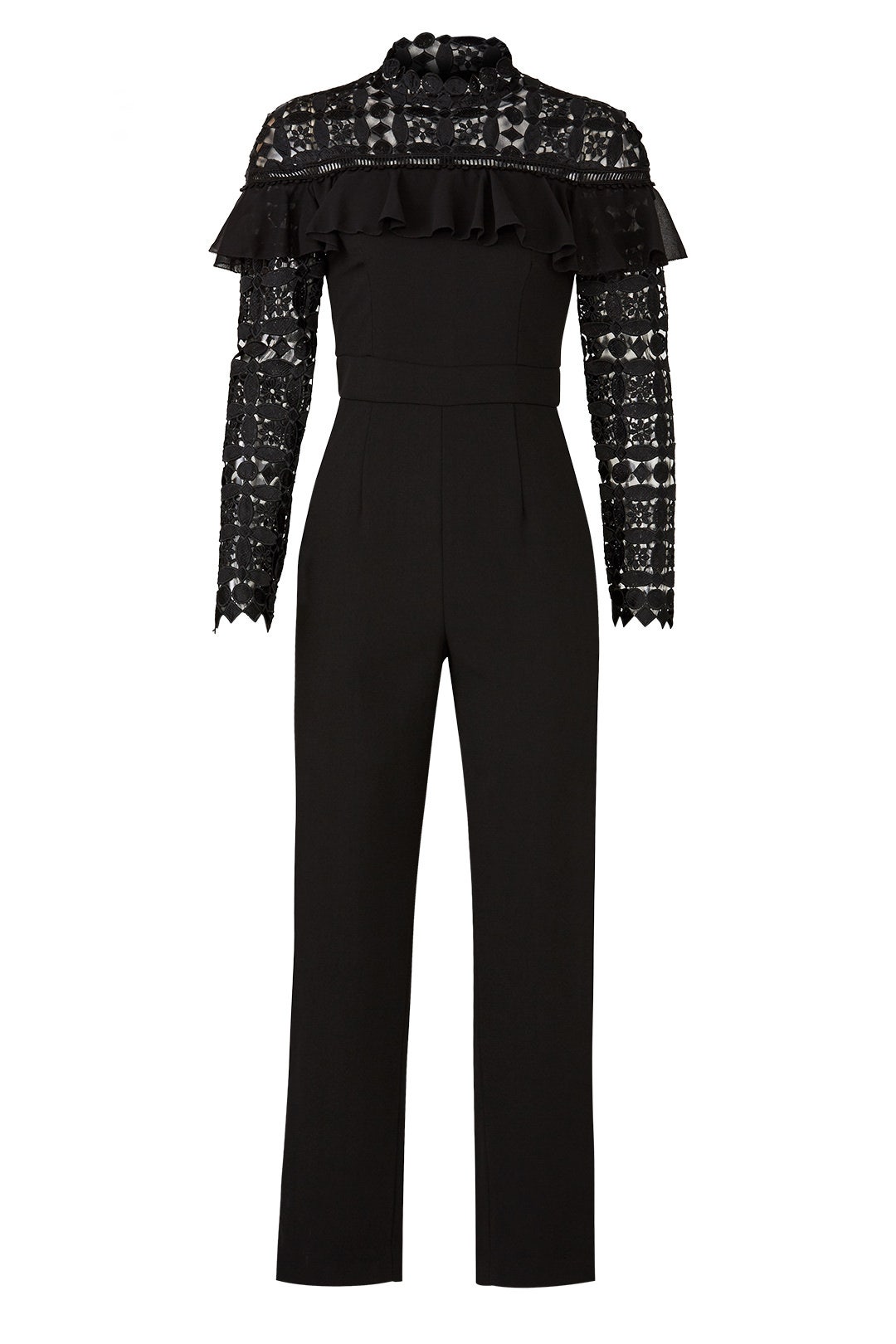 Lace Yoke Jumpsuit by Slate & Willow
