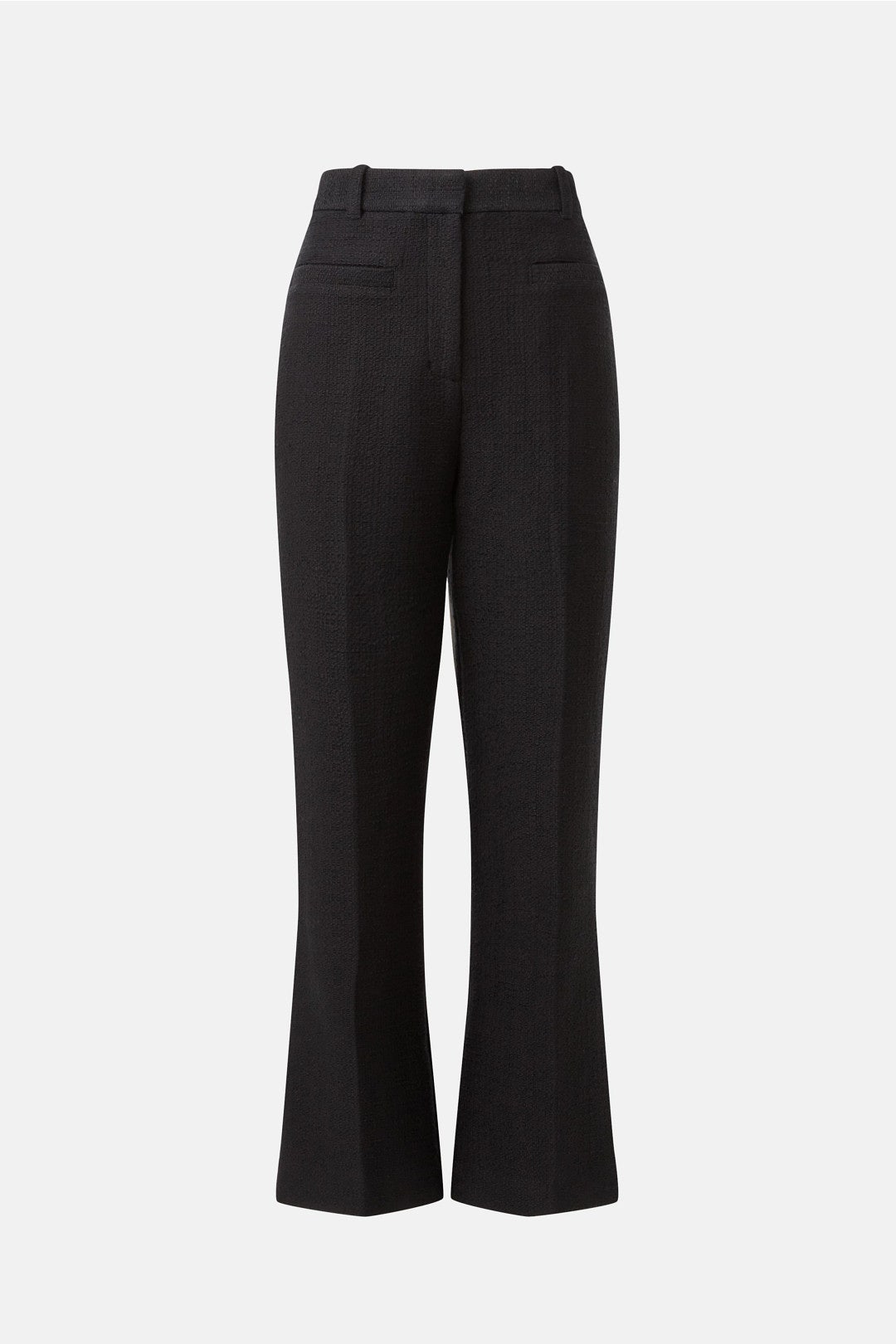 Tweed Cropped Kick Flare Trouser