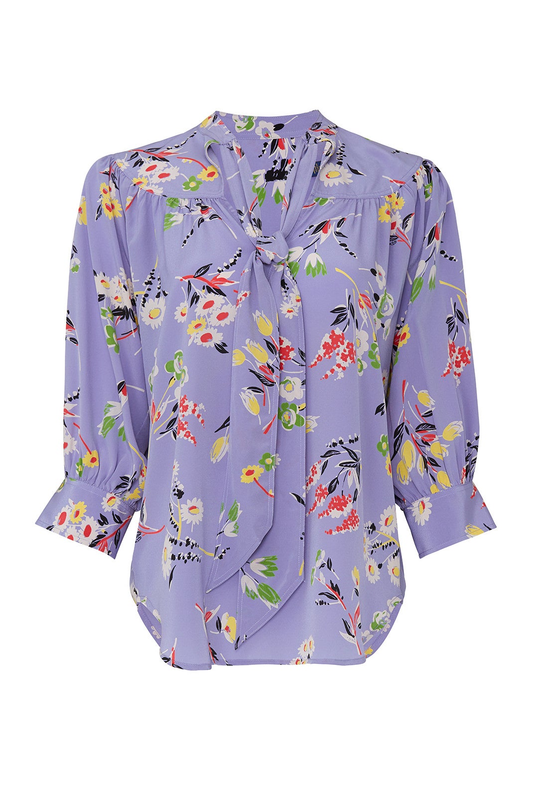 Floral Neck Tie Top by Polo Ralph Lauren