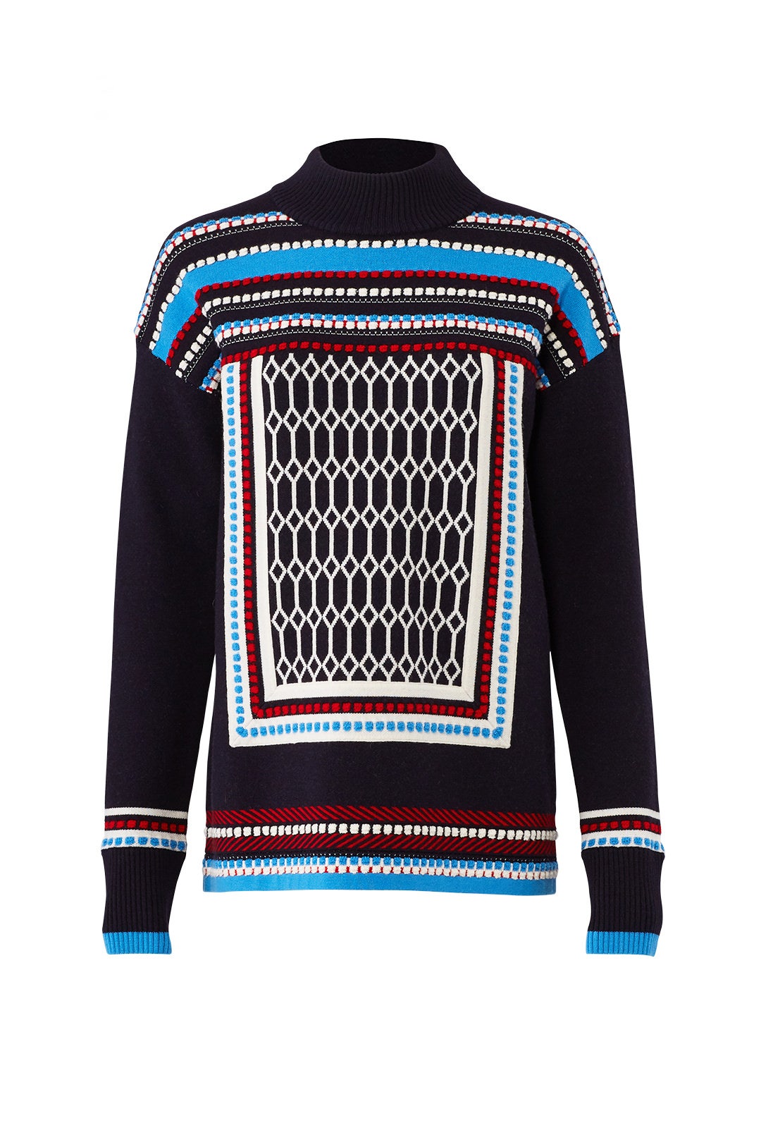 Navy Sara Sweater by Tory Burch 3